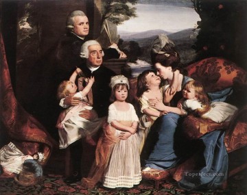 ジョン・シングルトン・コプリー Painting - コプリー家の植民地時代のニューイングランドの肖像画 ジョン・シングルトン・コプリー